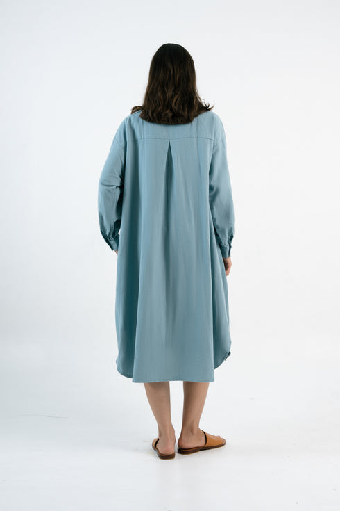 Maxi Hemdkleid Lora - Leinen